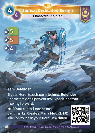 Sunisa, Dedicated Ensign