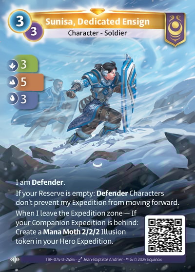 Sunisa, Dedicated Ensign
