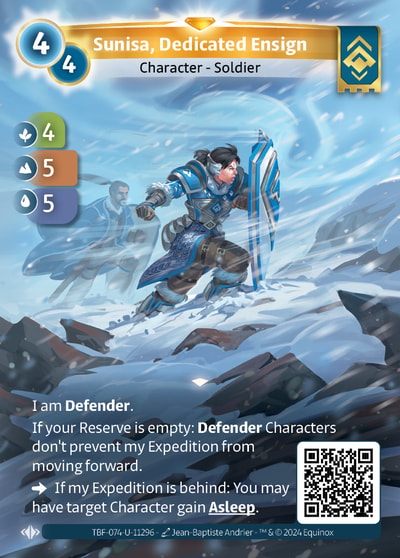 Sunisa, Dedicated Ensign