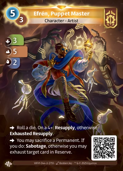 Efrén, Puppet Master