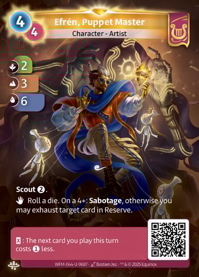 Efrén, Puppet Master