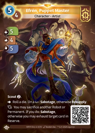 Efrén, Puppet Master