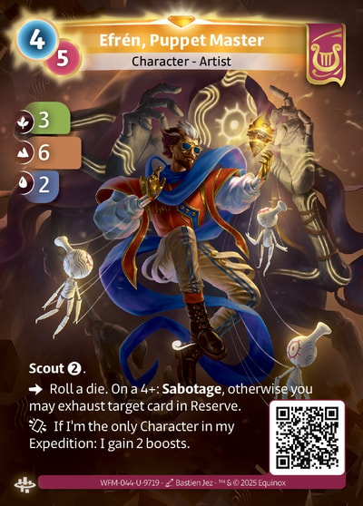 Efrén, Puppet Master