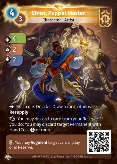 Efrén, Puppet Master