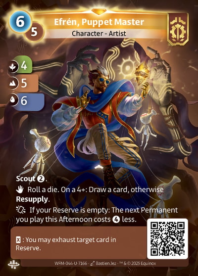 Efrén, Puppet Master