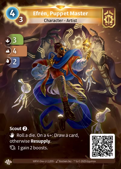 Efrén, Puppet Master