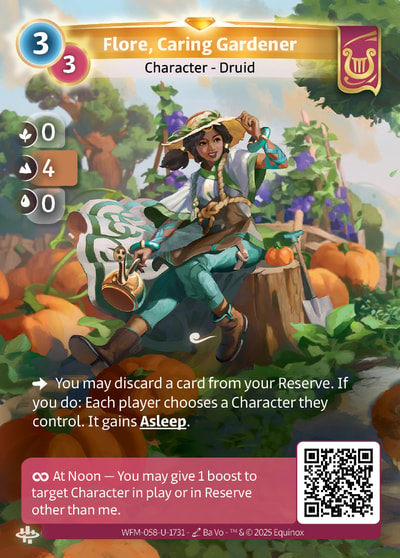 Flore, Caring Gardener