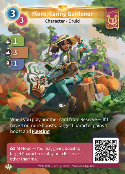 Flore, Caring Gardener
