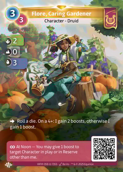 Flore, Caring Gardener