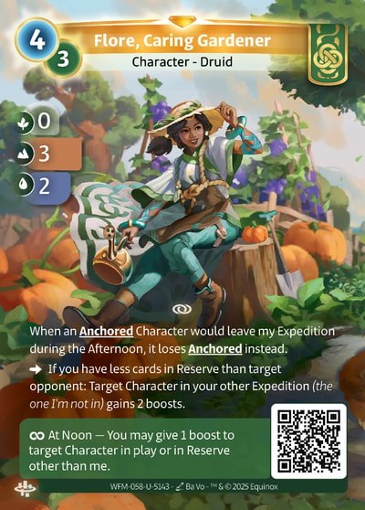 Flore, Caring Gardener