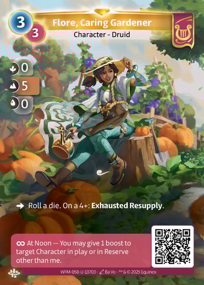 Flore, Caring Gardener