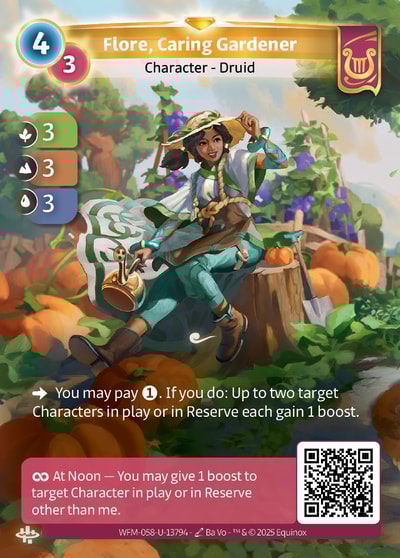Flore, Caring Gardener