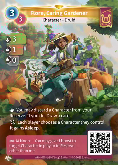 Flore, Caring Gardener