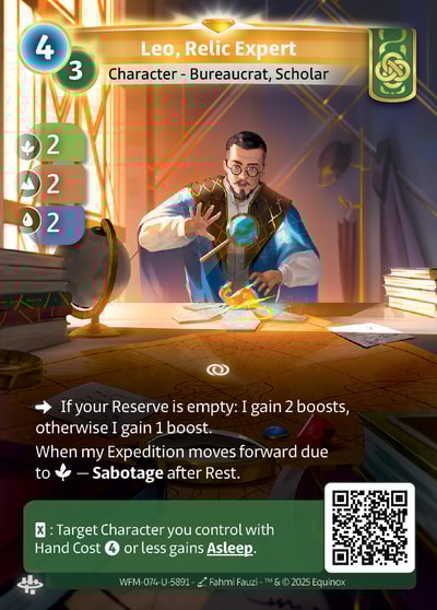 Leo, Relic Expert