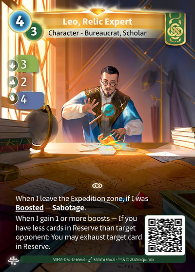 Leo, Relic Expert