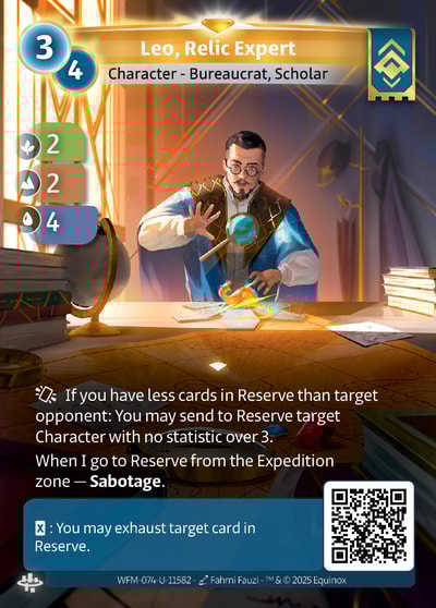 Leo, Relic Expert