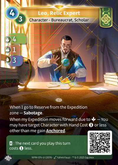 Leo, Relic Expert