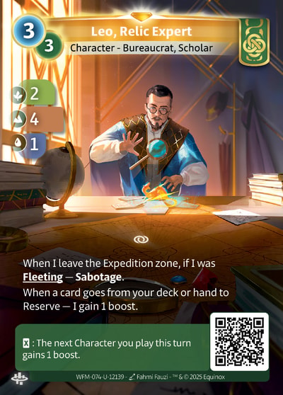 Leo, Relic Expert
