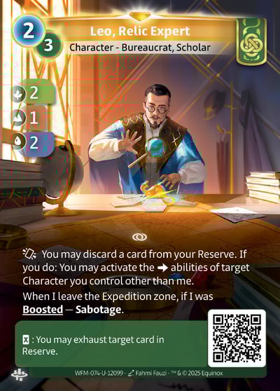 Leo, Relic Expert