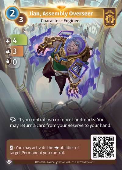 Jian, Assembly Overseer