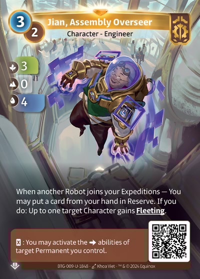 Jian, Assembly Overseer