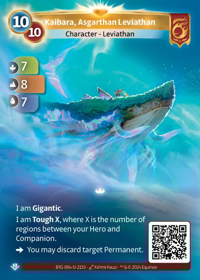 Kaibara, Asgarthan Leviathan