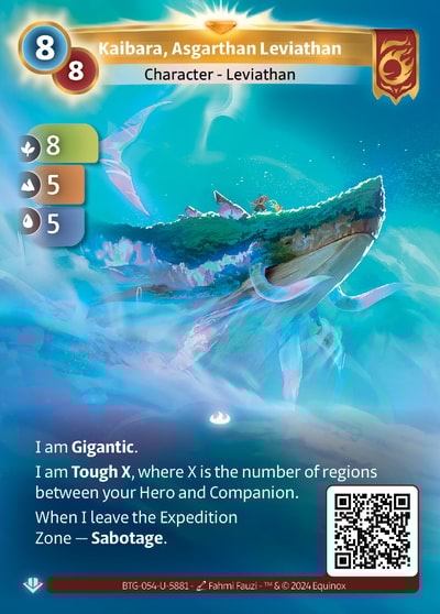 Kaibara, Asgarthan Leviathan