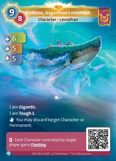 Kaibara, Asgarthan Leviathan