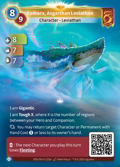 Kaibara, Asgarthan Leviathan