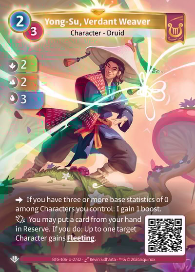 Yong-Su, Verdant Weaver