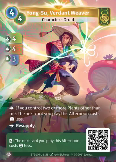Yong-Su, Verdant Weaver