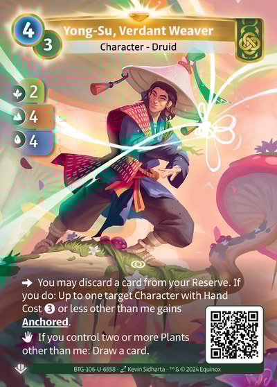 Yong-Su, Verdant Weaver