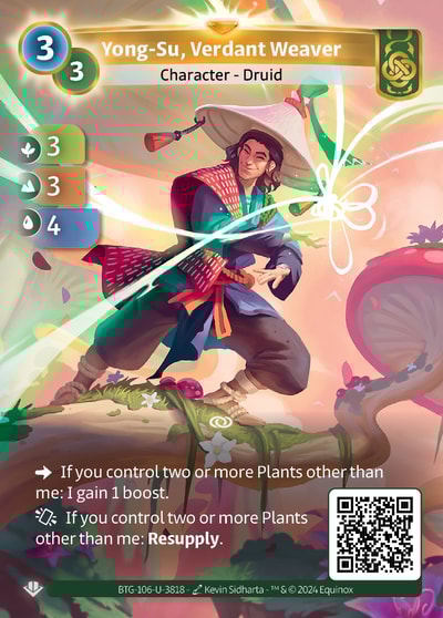 Yong-Su, Verdant Weaver