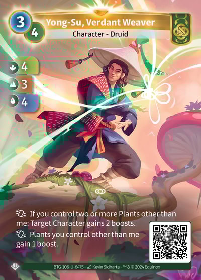 Yong-Su, Verdant Weaver