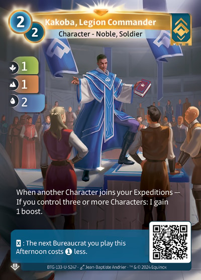 Kakoba, Legion Commander