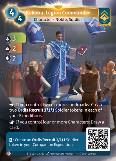 Kakoba, Legion Commander