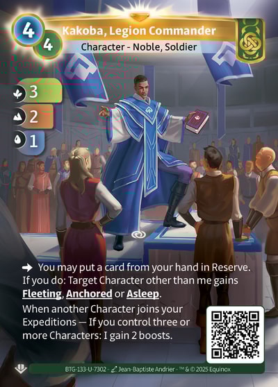 Kakoba, Legion Commander