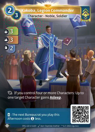 Kakoba, Legion Commander