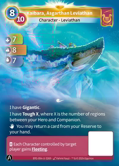 Kaibara, Asgarthan Leviathan