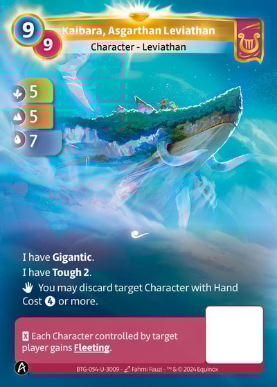 Kaibara, Asgarthan Leviathan