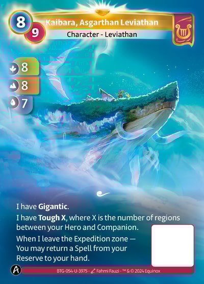 Kaibara, Asgarthan Leviathan