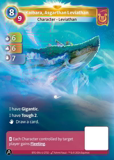 Kaibara, Asgarthan Leviathan