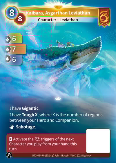 Kaibara, Asgarthan Leviathan