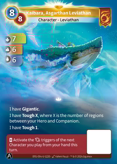 Kaibara, Asgarthan Leviathan