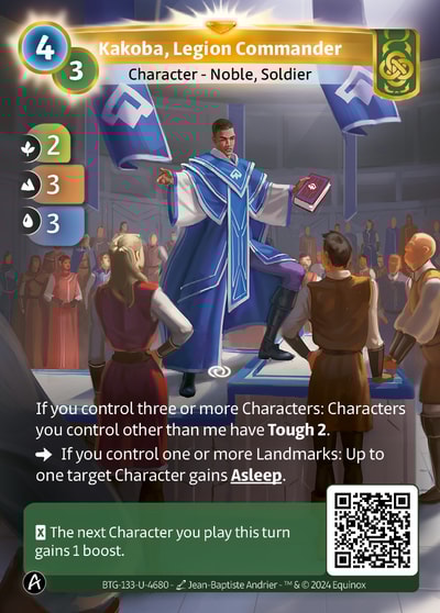 Kakoba, Legion Commander