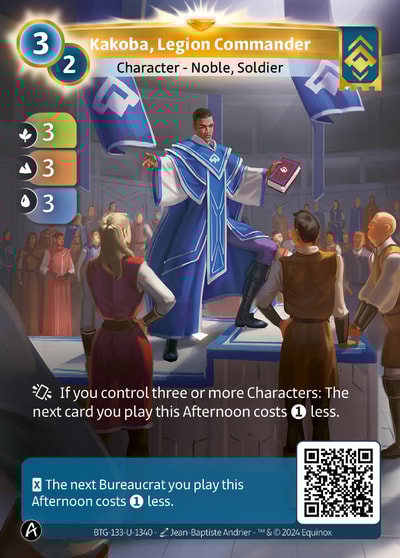 Kakoba, Legion Commander