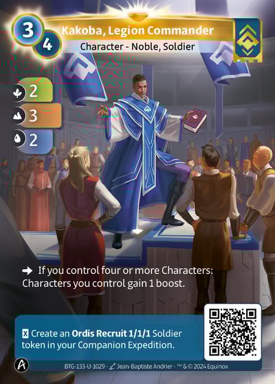 Kakoba, Legion Commander