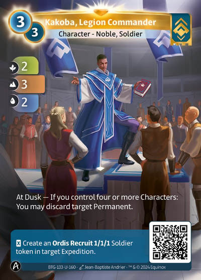 Kakoba, Legion Commander