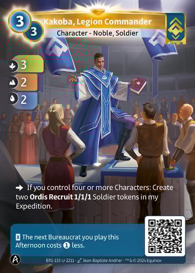 Kakoba, Legion Commander