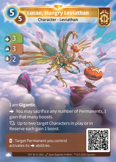 Lucan, Hungry Leviathan